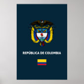 Colombia passport phone case poster (Voorkant)