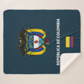 Colombia passport phone case sherpa deken (Voorkant (horizontaal))