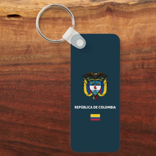 Colombia passport phone case sleutelhanger (Voorkant)