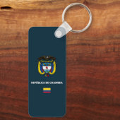 Colombia passport phone case sleutelhanger (Achterkant)