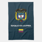 Colombia passport phone case theedoek (Verticaal)