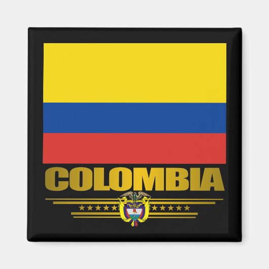 "Colombia Pride" Magneet (Voorkant)