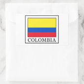 Colombia Rechthoekige Sticker (Tas)