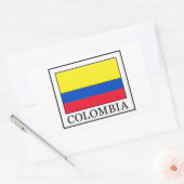 Colombia Rechthoekige Sticker (Envelop)