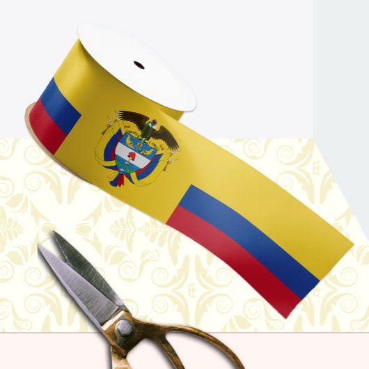 Colombia Ribbon, Embleem, patriottisch, Colombiaan Satijnen Lint