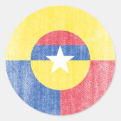COLOMBIA RONDE STICKER (Voorkant)