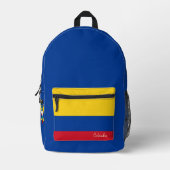 Colombia, rugzak, Colombiaanse vlag / patriottisch Bedrukte Rugzak (Voorkant)