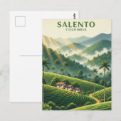 Colombia Salento Briefkaart (Voorkant / Achterkant)
