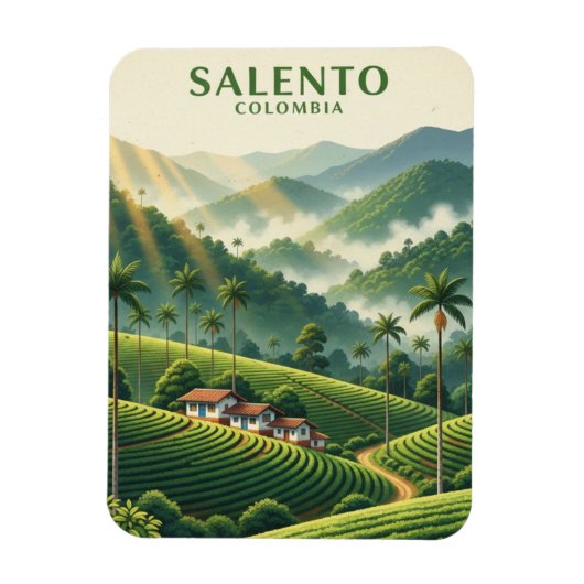 Colombia Salento Magneet (Verticaal)