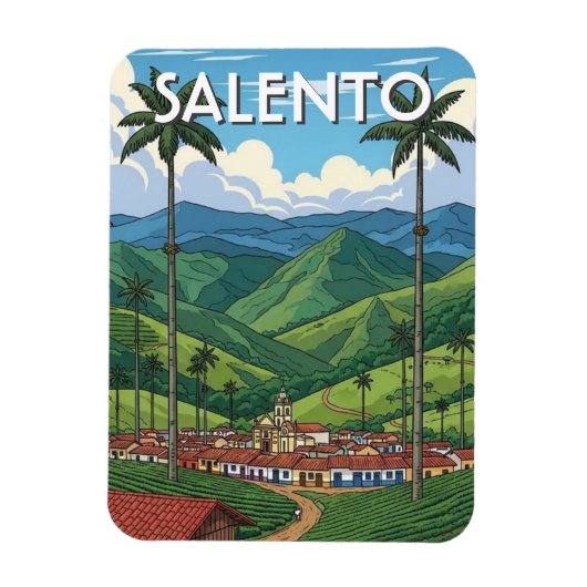 Colombia Salento Magneet (Verticaal)