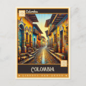Colombia |  schilderij briefkaart (Voorkant)