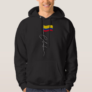 Colombia Signature Flag Pole - Patriottisch Colomb Hoodie