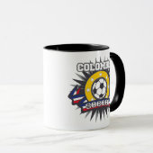 Colombia Soccer Burst Mok (Voorkant rechts)