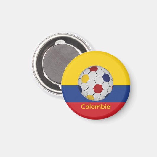 Colombia Soccer Magneet (Voorkant / Achterkant)