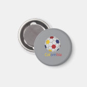 Colombia soccer magneet (Voorkant / Achterkant)