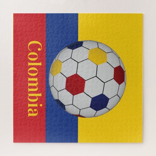 Colombia Soccer Poster Legpuzzel (Horizontaal)