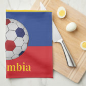 Colombia Soccer Poster Theedoek (Quarter Fold)