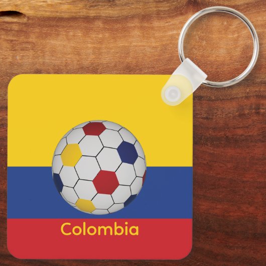 Colombia Soccer Sleutelhanger (Achterkant)