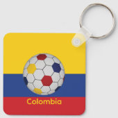 Colombia Soccer Sleutelhanger (Achterkant)