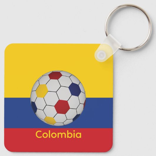 Colombia Soccer Sleutelhanger (Achterkant)