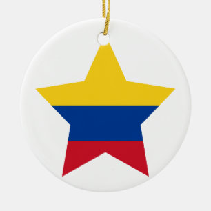 Colombia Star Keramisch Ornament