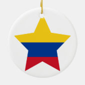 Colombia Star Keramisch Ornament (Achterkant)