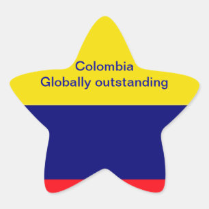 Colombia Ster Sticker