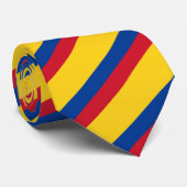 Colombia Stropdassen, mode Colombiaanse vlag, bedr Stropdas (Opgerold)