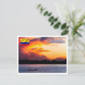 Colombia - Sunset - Briefkaart (Staand voorkant)