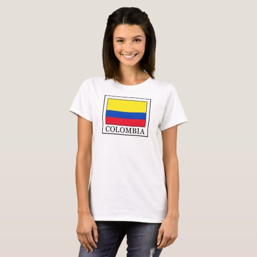 Colombia T-shirt (Voorkant volledig)