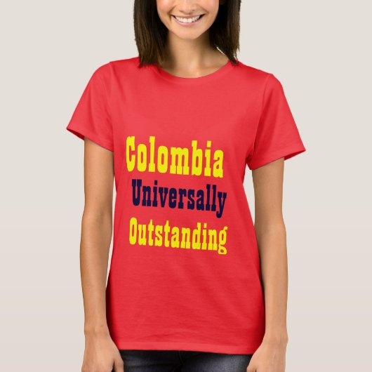 Colombia T-shirt (Voorkant)