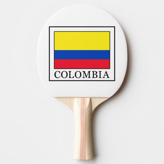 Colombia Tafeltennisbatje (Voorkant)
