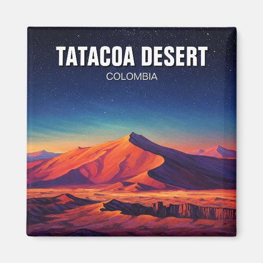 Colombia Tatacoa Desert Night Travel Magneet (Voorkant)