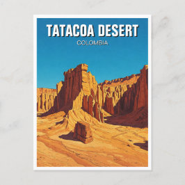 Colombia Tatacoa Desert Travel Briefkaart