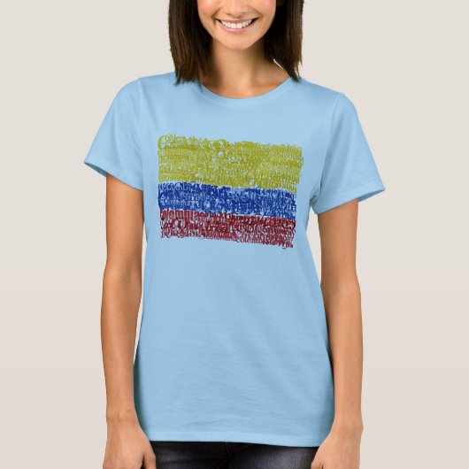Colombia Textual T-shirt (Voorkant)