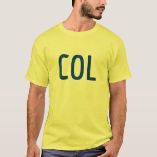 Colombia Three Part Combo Design - Colombiaanse vl T-shirt