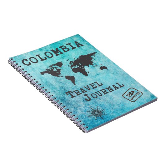 Colombia Travel Journal Vacking Planner Notitieboek (Rechterzijde)