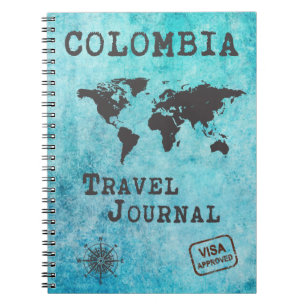 Colombia Travel Journal Vacking Planner Notitieboek