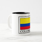 Colombia Tweekleurige Koffiemok (Voorkant links)