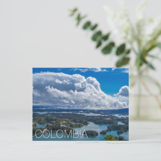 Colombia (Uitzicht van Piedra del Peñol) Briefkaart (Staand voorkant)