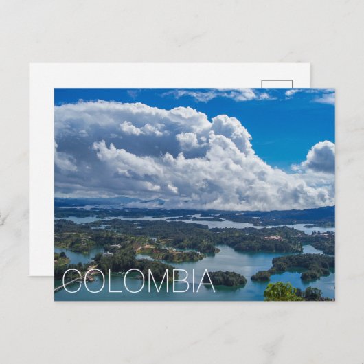 Colombia (Uitzicht van Piedra del Peñol) Briefkaart (Voorkant / Achterkant)