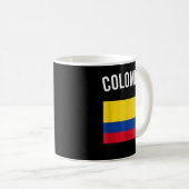 Colombia Vacation Souvenir Colombiaanse vlag Colom Koffiemok (Voorkant rechts)