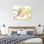 Colombia, Venezuela 2 Canvas Afdruk (Insitu (Slaapkamer))