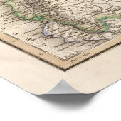 Colombia, Venezuela, Zuid-Amerika Poster (Hoek)