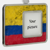 Colombia Verzilverd Omlijst Ornament (Rechts)