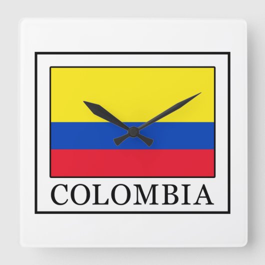 Colombia Vierkante Klok (Voorkant)