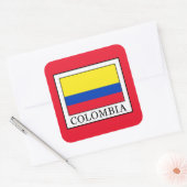 Colombia Vierkante Sticker (Envelop)
