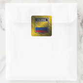 Colombia Vierkante Sticker (Tas)