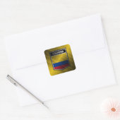 Colombia Vierkante Sticker (Envelop)