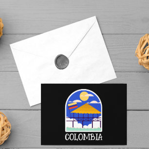 Colombia Vintage Travel Briefkaart